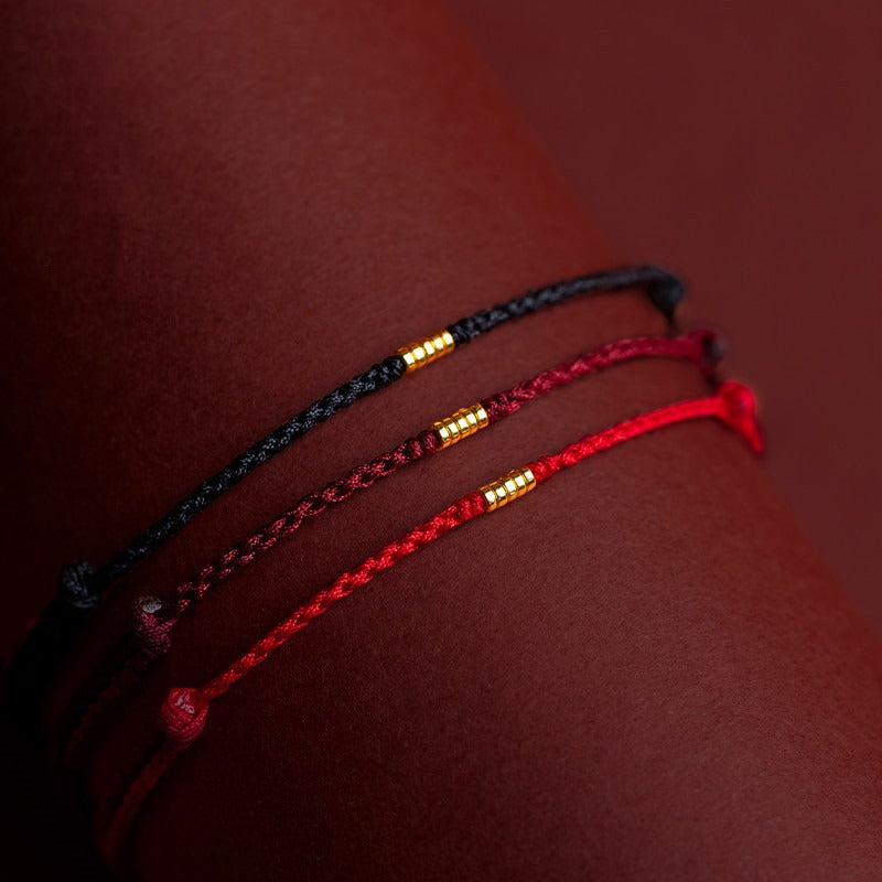 Good Fortune Red String Bracelet