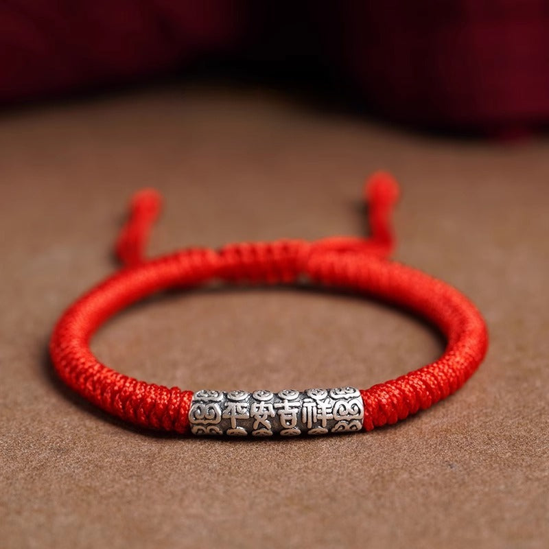 Peace & Prosperity Red String Bracelet | Good Luck & Protection