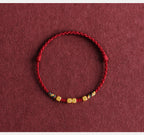 Fortune Keeper— Handmade Red String Bracelet