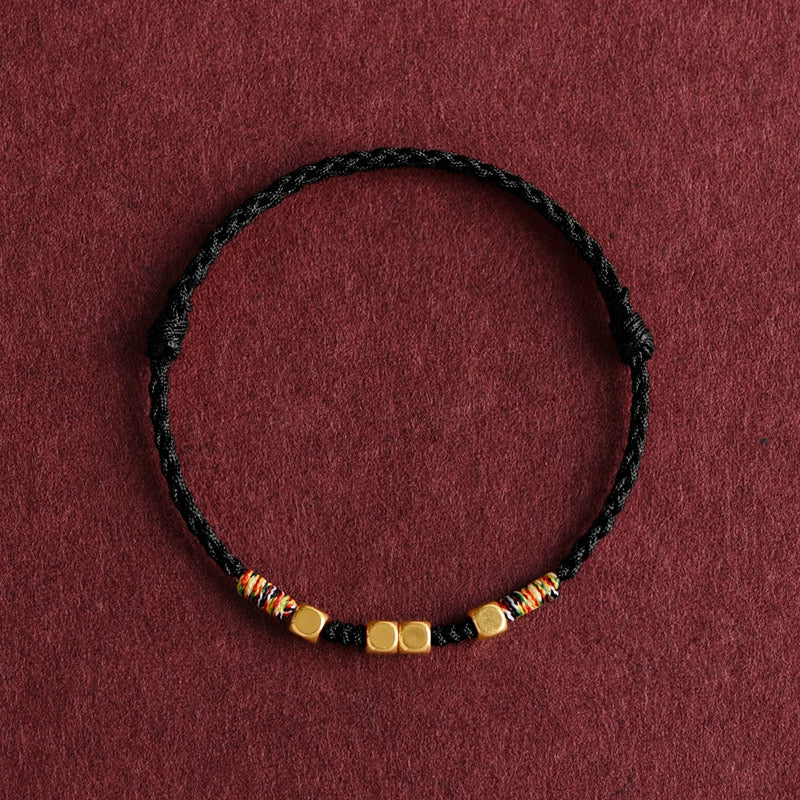 Fortune Keeper— Handmade Red String Bracelet