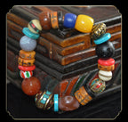 Energy Protector – Tibetan Blessed Bracelet with Dzi Bead & Healing Stone