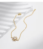 Shine Bright Like A Diamond – S925 Silver Snowflake Bracelet with Moissanite