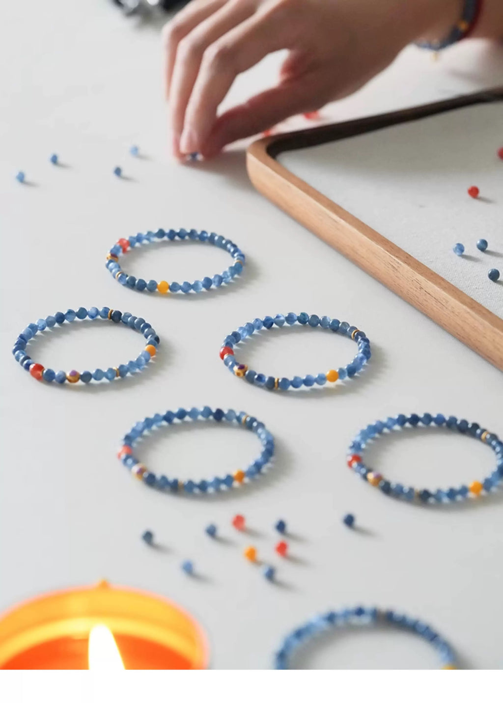 Kyanite Bracelet – Handmade Jewelry for Meditation, Zen Lifestyle & Balance