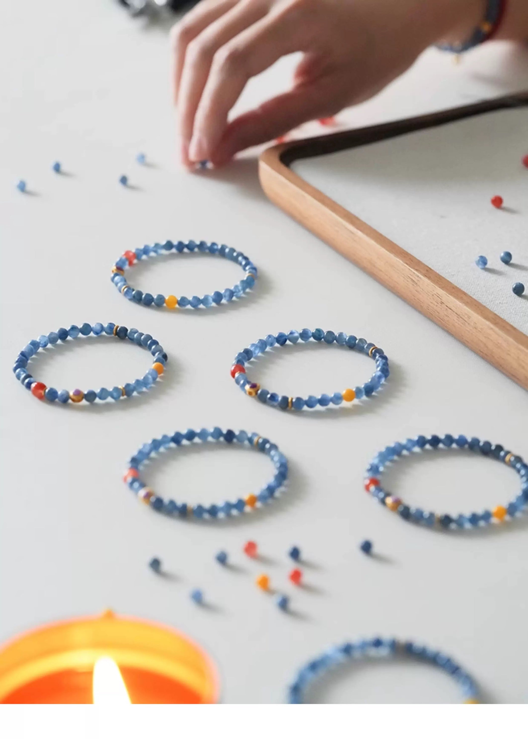 Kyanite Bracelet – Handmade Jewelry for Meditation, Zen Lifestyle & Balance
